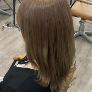 セミロング 💝艶髪ハイトーン 💝みさきのヘアスタイル