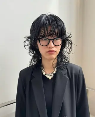 セミロング パーマ KAWATOKO MISUZUのヘアスタイル