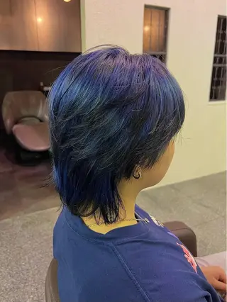 ミディアム カラー Oops旧TABOO 早野太郎のヘアスタイル