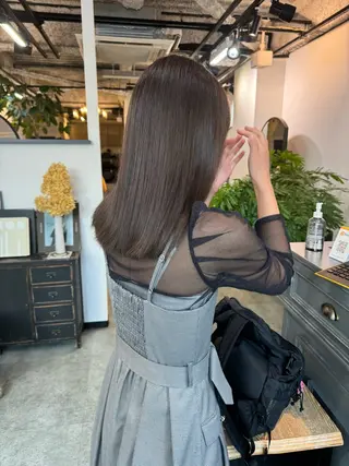 カラー 大塚 愛実のヘアスタイル