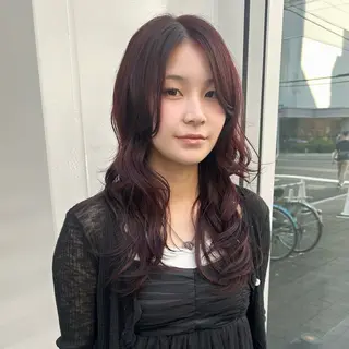 ロング カラー 雛乃 ヒナノのヘアスタイル