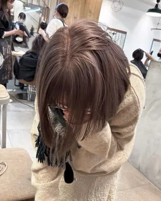 ショート カラー ブリーチカラー特化 梅田中崎町/あかりのヘアスタイル