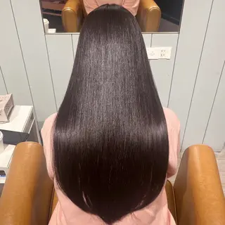 ロング 梅田酸性縮毛矯正/ 韓国ヘア/ユナ🩰のヘアスタイル