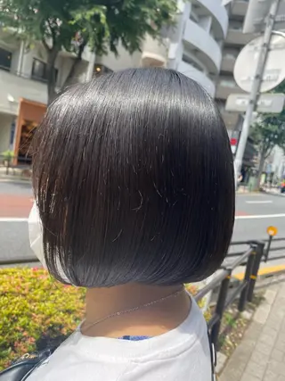 ショート カラー ヘアアレンジ TSUNA 🌙 Lim 五反田のマツエク・マツパデザイン