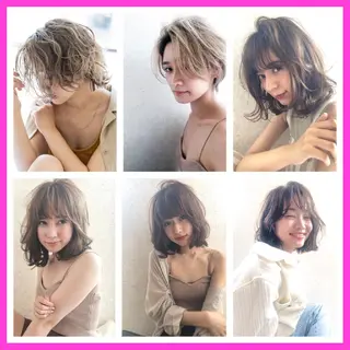 ミディアム カラー パーマ ヘアアレンジ キッズ ネイル メンズ マツエク・マツパ 🌸グレージュ/ ベージュ🌸yutaのヘアスタイル