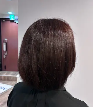 ミディアム カラー 清水 日彩のヘアスタイル