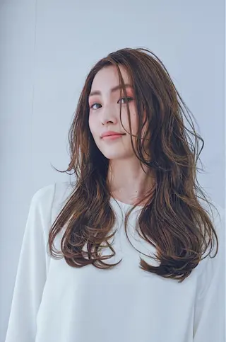 ロング カラー 山中 直輝のヘアスタイル