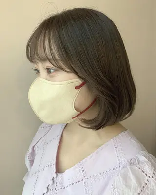 ショート カラー hubhair レイヤー/透明感のヘアスタイル