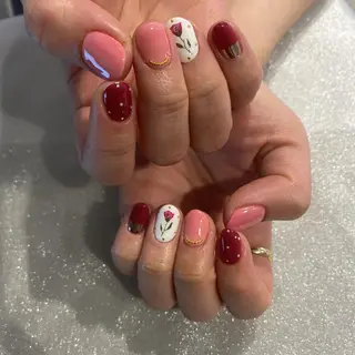 ネイル 鎌田 玲奈のネイルデザイン