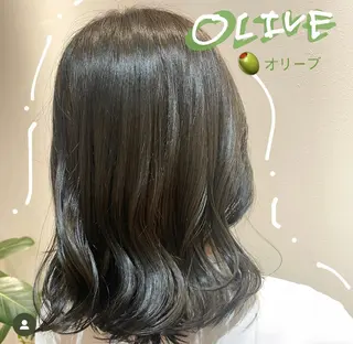 セミロング 前田 花綸のヘアスタイル