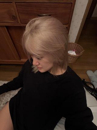 ミディアム カラー 中野 こころのヘアスタイル