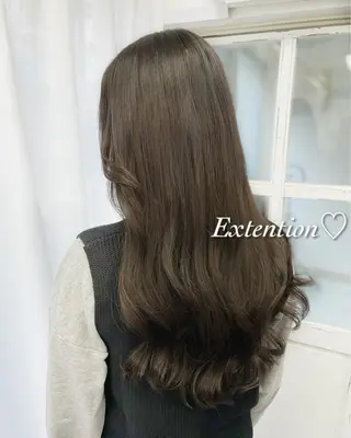 ロング カラー 韓国ヘア🤍髪質改善 🇰🇷AKANEのヘアスタイル