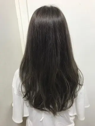 ロング カラー チヒョ🦋 韓国hair🇰🇷のヘアスタイル
