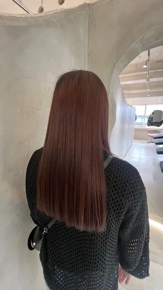 カラー 横浜/メンズカット 曲がる縮毛矯正のヘアスタイル