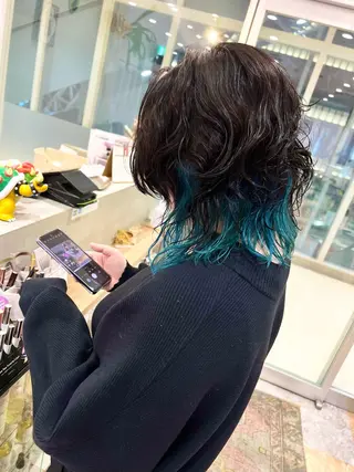 ミディアム カラー marble by KENJEのヘアスタイル