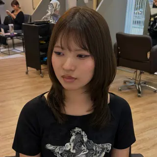 ミディアム The Ect心斎橋 ❤︎marina❤︎のヘアスタイル