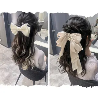 ロング ヘアアレンジ hairset salonのヘアスタイル