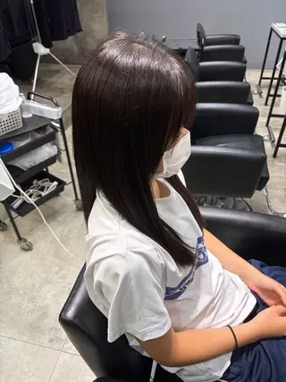ロング 清野 京介のヘアスタイル