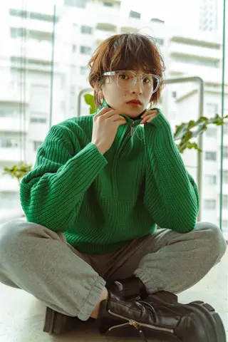 ショート カラー レイヤーカット🎀 NANAHAのヘアスタイル