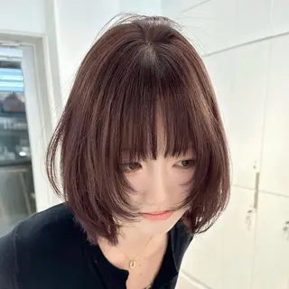 ミディアム カラー ブリーチ/レイヤー 艶カラー💫チャンのヘアスタイル