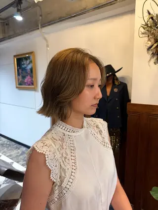 カラー アユム店長褒められ 艶髪プロデュース✨のヘアスタイル