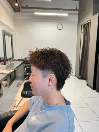 パーマ メンズ パーマ特化美容師 茂木広幸のヘアスタイル