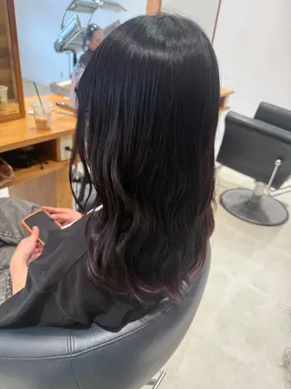 ロング 花田 梨佳のヘアスタイル