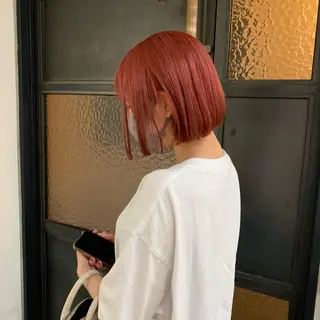 ミディアム カラー 本間 結衣のヘアスタイル