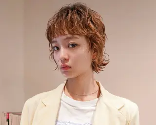 ショート パーマ 大島 康暉のヘアスタイル