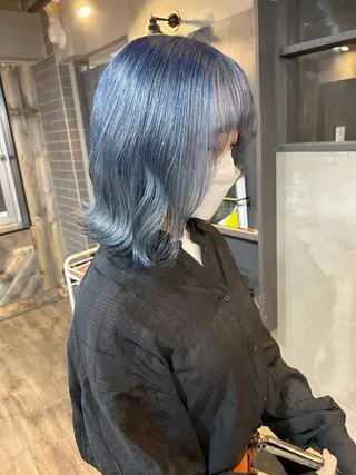 ミディアム カラー yoriダブルカラー 代表すがわらのヘアスタイル