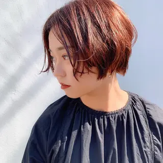 ショート カラー 中川 竜誠のヘアスタイル