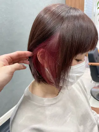 ショート カラー HAREru. モデル募集【戸塚】のヘアスタイル