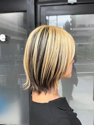 ショート カラー 透明感カラー/パーマ 🌀アオノのヘアスタイル