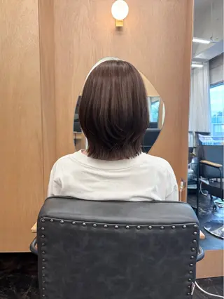 ミディアム カラー karin🌛ボブ／ 透明感たっぷりカラーのヘアスタイル