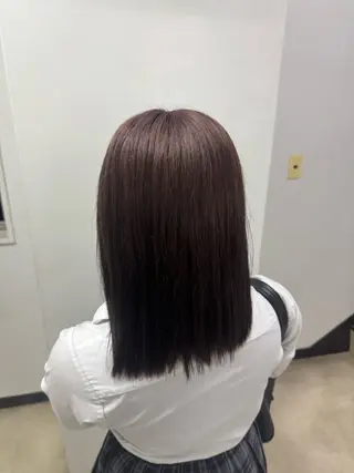 ロング 中韓𝒎𝒊𝒙🎀 ブラウン🤎レイヤーのヘアスタイル