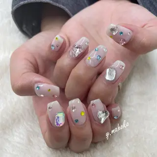 ネイル パラジェル有/ 長さだし/mahoのネイルデザイン