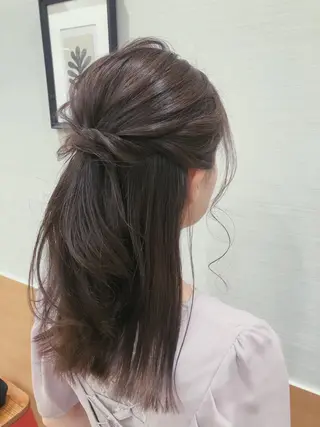 ロング ヘアアレンジ ヘアセット ✴︎Mai✴︎銀座のヘアスタイル