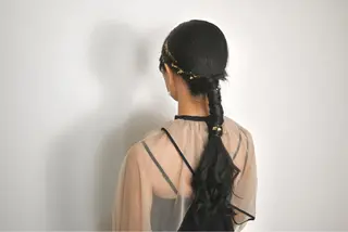 ヘアアレンジ 麻優 ヘアセットのヘアスタイル