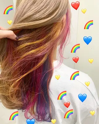 ミディアム カラー 新宿駅近♡個室 ♡関口三都季🌜のヘアスタイル