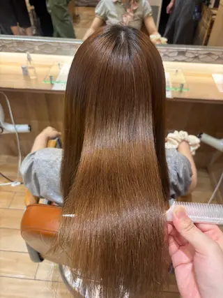 セミロング 平久保 唯那のヘアスタイル