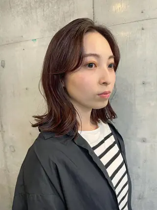 ミディアム カラー HIROKI ”博多 /ボブのヘアスタイル