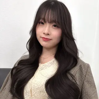 ロング カラー 横浜|韓国レイヤー| 暖色カラー|まなとのヘアスタイル