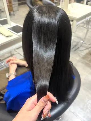 ロング レイヤー/インナー 髪質改善/まなかのヘアスタイル