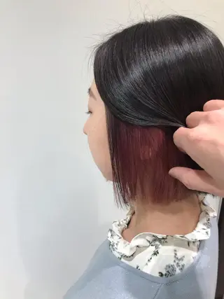 ミディアム 下條 真のヘアスタイル