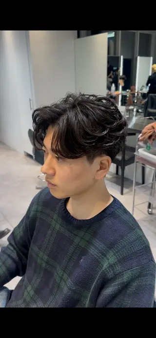 ショート パーマ メンズ 似合わせパーマ🔥 河浪  大智のヘアスタイル