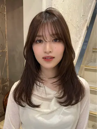 ロング やました もえかのヘアスタイル