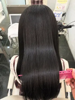 ロング カラー 透明感カラー💎 岩崎美優のヘアスタイル