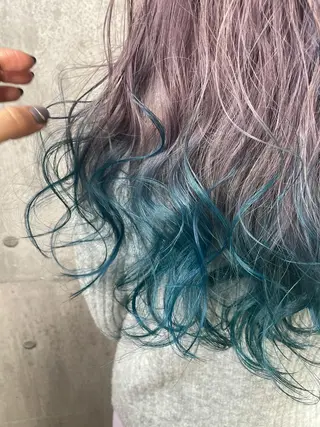 ロング カラー 沖縄東京2拠点美容師 mamicoのヘアスタイル