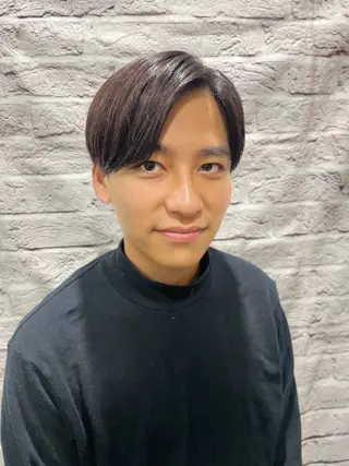 ミディアム メンズ 新崎 彩翔のヘアスタイル