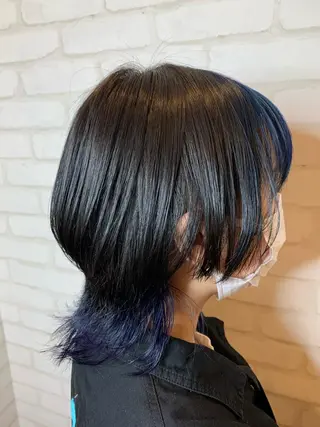 カラー 秋葉 万柚子のヘアスタイル
